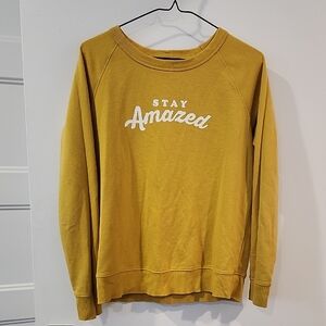 P2P 21" Old Navy Mustard Crew Neck Sweater